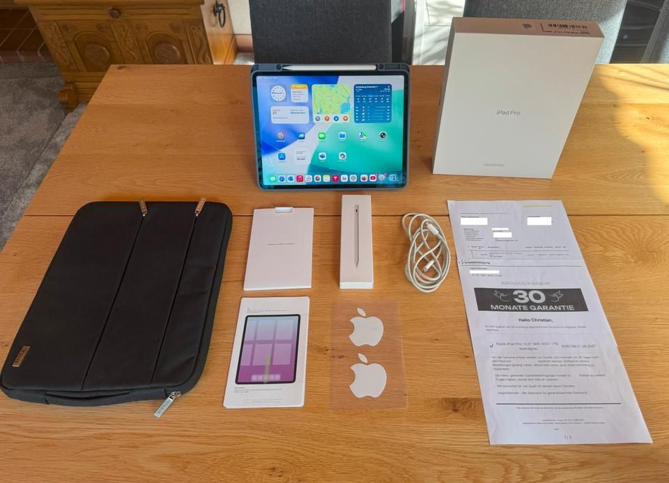 Apple iPad Pro 12,9 2021 ..1 TB e 16 GB de RAM + Capa + Protetor + App64751822057985120