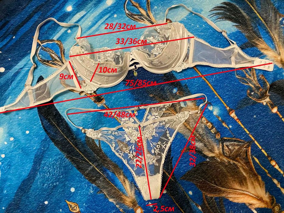 Комплект нижнее бельё Viva Couture кружевной Р.50/52 эротический