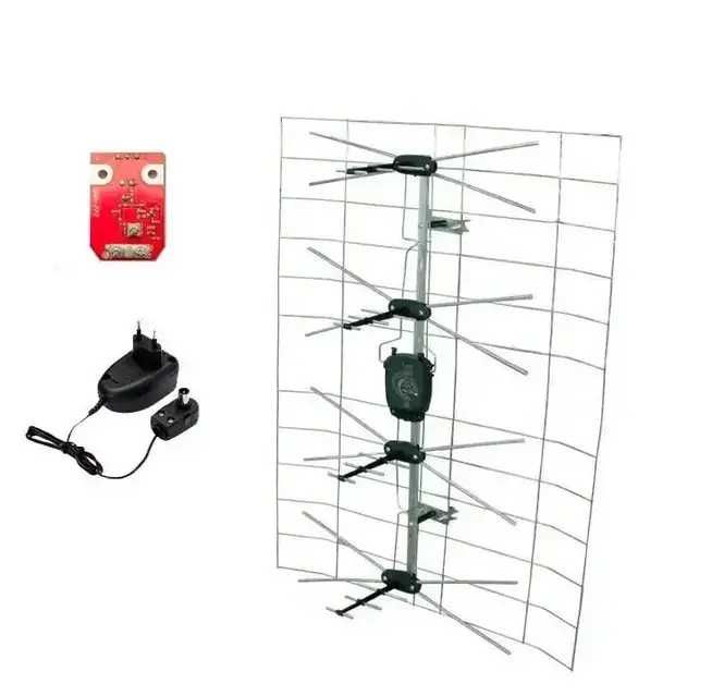 Комплект Т2 Телебачення Тюнер DVB-T2 World Vision + Антенна ефірна Т2