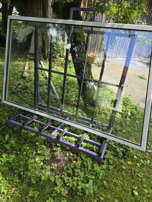 Okno aluminiowe 232×140 szer 208
