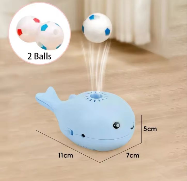 Інтерактивна іграшка для кота кит з мʼячиками