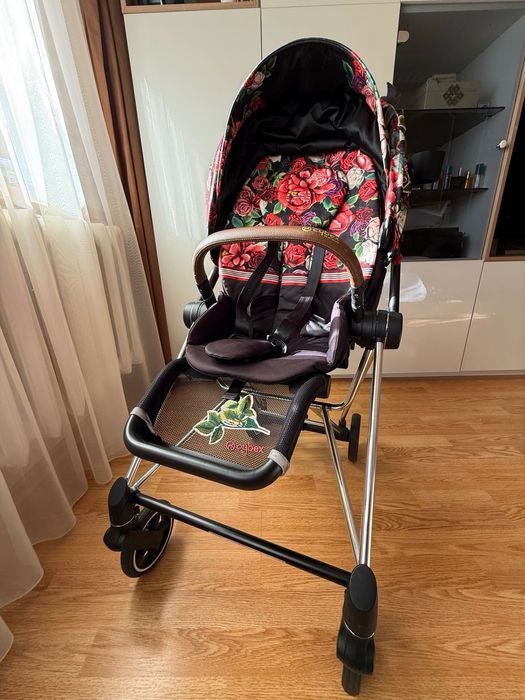 Продаю прогулянкову коляску Cybex Mios 4.0-Chrome Brown + Blossom Dark