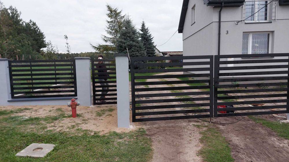 brama palisadowa 4m światła