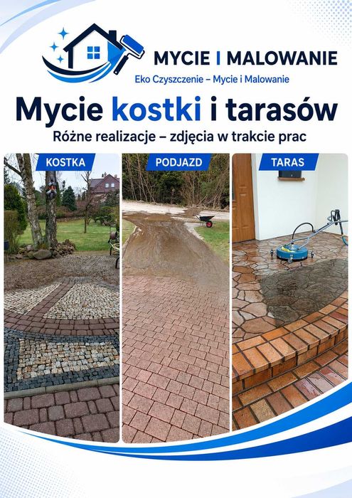 EKO Czyszczenie Słupsk - od 2008 r. profesjonalne mycie elewacji, kostki brukowej, dachów, hal, sidingu, paneli fotowoltaicznych i nie tylko!