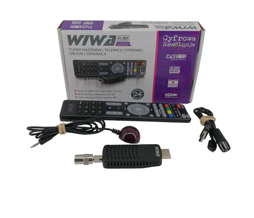 Tuner Dekoder DVB-T2 WIWA H.265 Mini