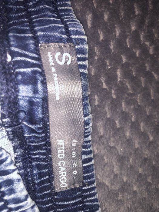 Calças Cargo Azuis Escuro