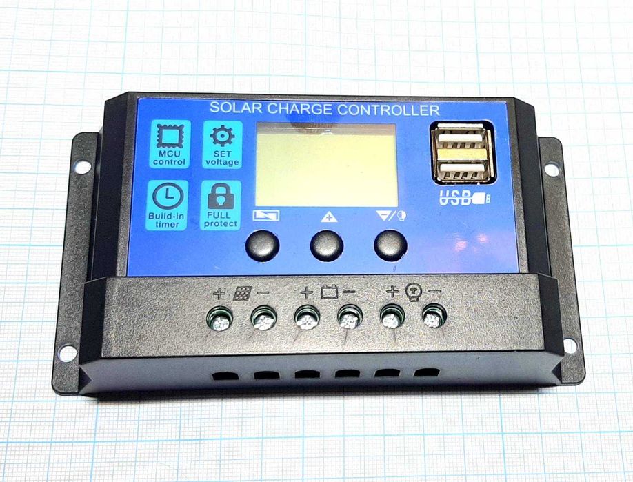 Солнечная панель 20В, 25 Вт, поликристалл