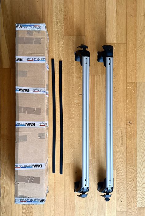 Oryginalny bagażnik dachowy BMW – Seria 5 E60 – komplet, idealny stan