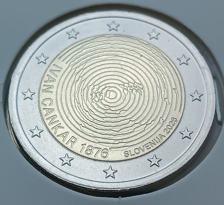Eslovénia 2026 - Moeda 2€ Ivan Cankar