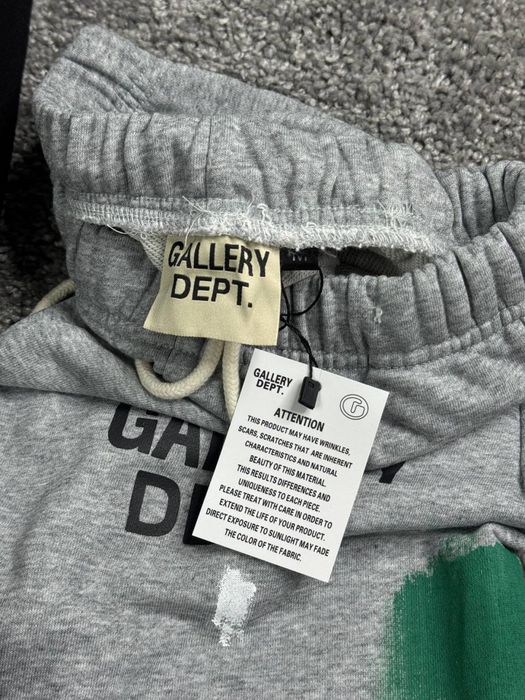 Штани Gallery Dept Flared чоловічі чорні спортивні джинси Галери Депт сірі широкі Флаерд | Штаны Галери Депт черные мужские Флаерд штаны Gallery Dept