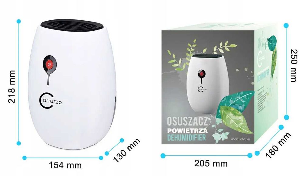 Осушувач повітря CARRUZZO Q34A. 20 м2. 35 дБ ОЛХ доставка