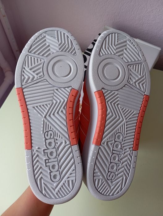кроссы adidas Hoops 3.0 Bold Cloud White (Women's), us 8