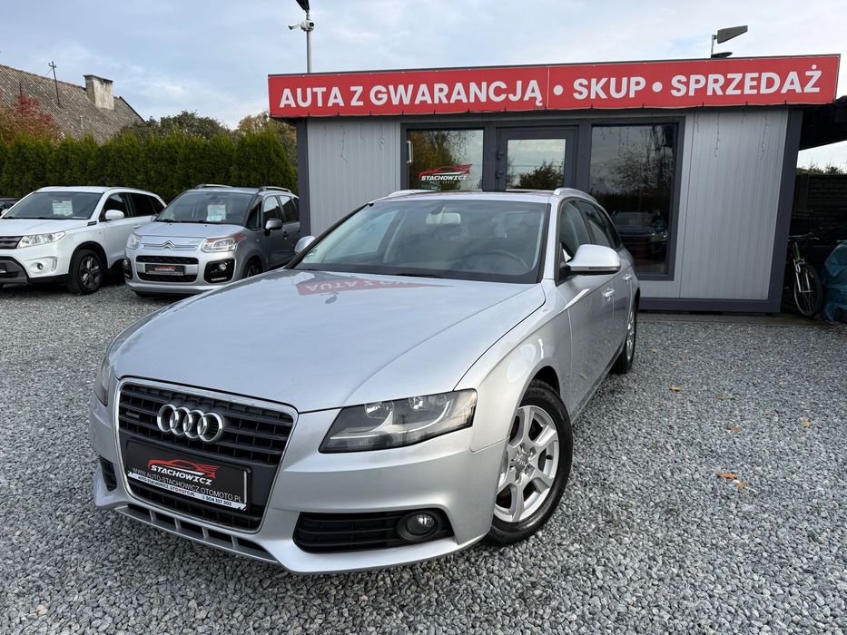 Audi A4 Avant Navi, Panorama dach, Alufelgi, 6 biegów Zarejestrowany w Polsce