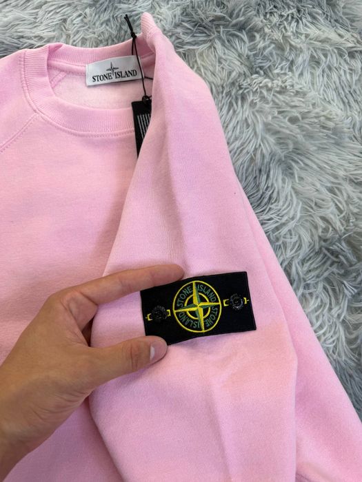 Рожева худі Стонік Stone island Автентична Худі рожева Стонік Світшот Розовий