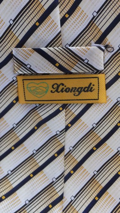 статусный стильный элегантный шелковый галстук ручной работы Xiongdi