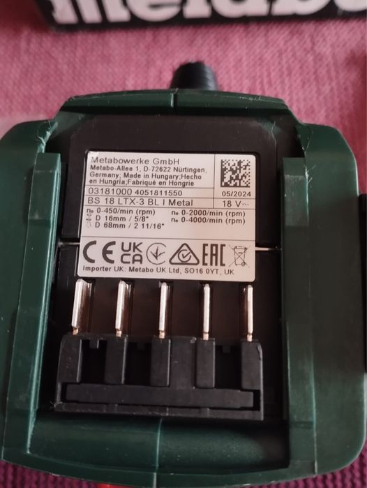 Акумуляторний шурупокрут Metabo bs18ltx