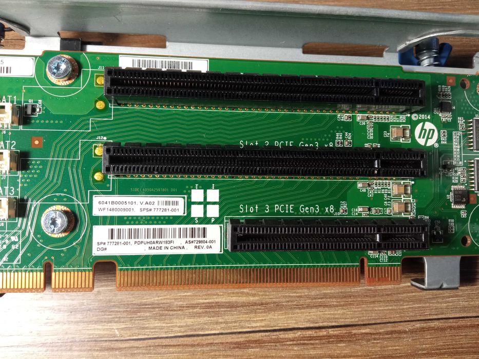 Райзер HP DL380 G9 Riser Card With Bracket 3x PCIe X8 (777281-001)