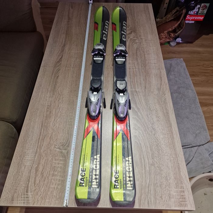 Narty dziecięce Elan Race Integra Jr 120 cm + wiązania EL 4.5