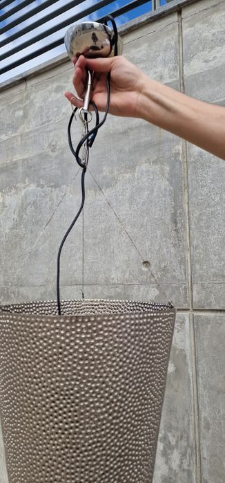 Candeeiro Design Marroquino Metalico Cone