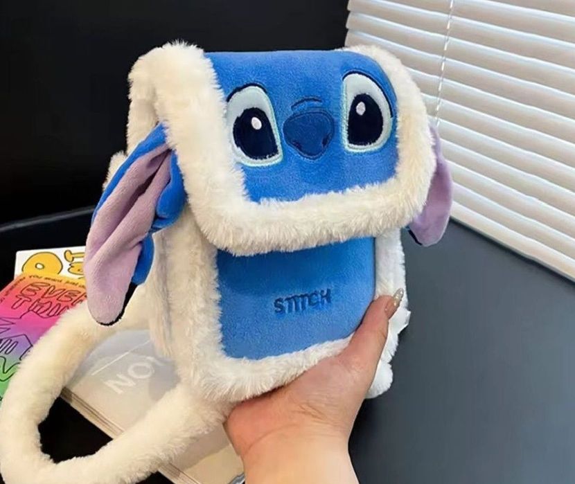 Stich Disney Стіч стильна сумочка з хутром і довгою ручкою