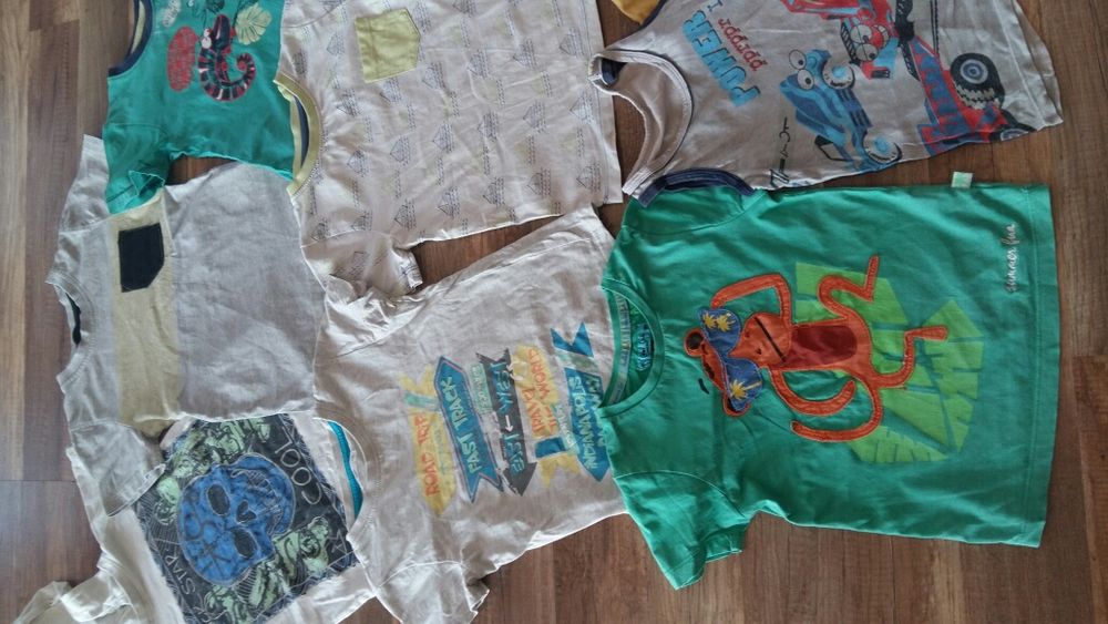 Paczka ubranek dla chłopca rozmiar 104, 110, 116 - 21 sztuk