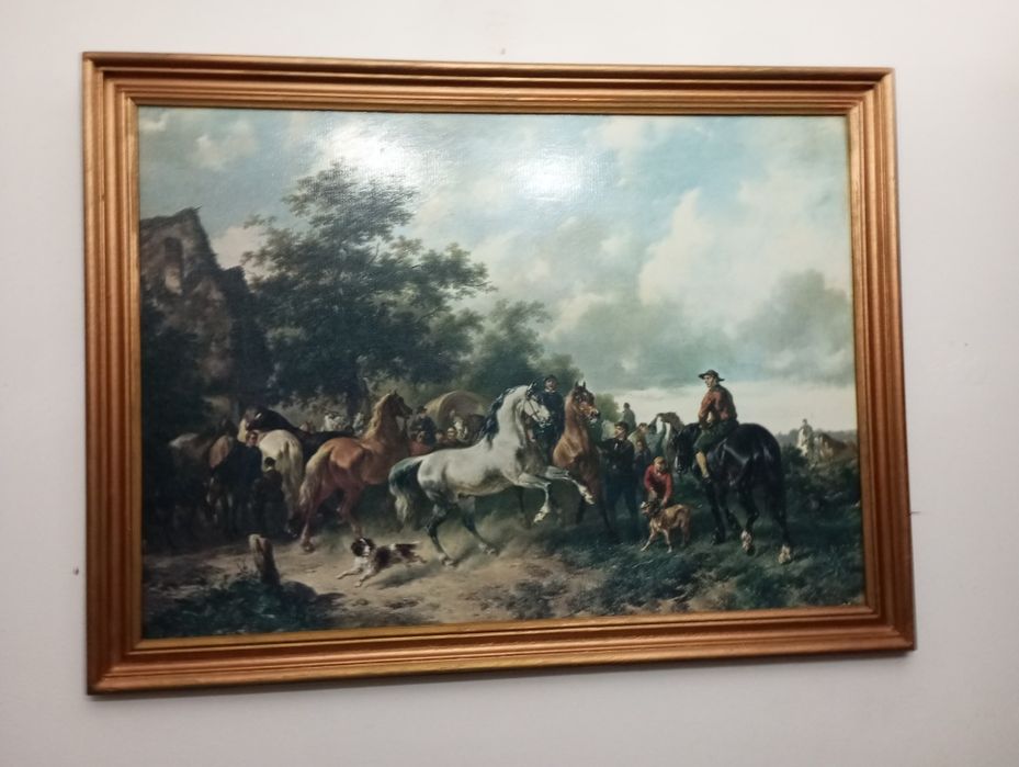 Quadro antigo em bom estado