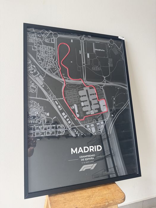 Quadro grande premio madrid formula1