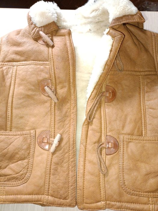 Kurtka kożuszek z naturalnej skóry owczej