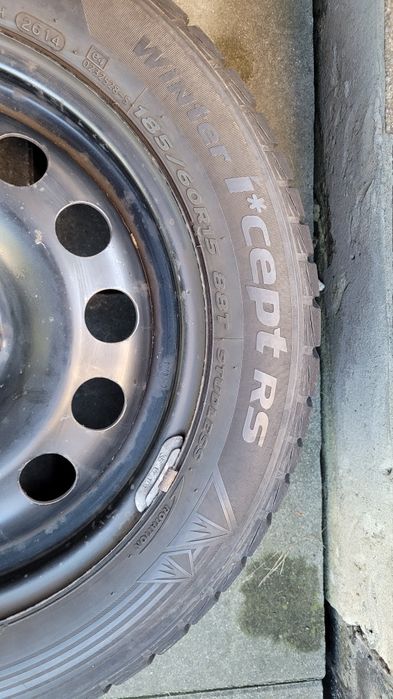 Koła zimowe 15,  4x100 ,MINI, OPEL, opony  HANKOOK ,kpl.4 szt.