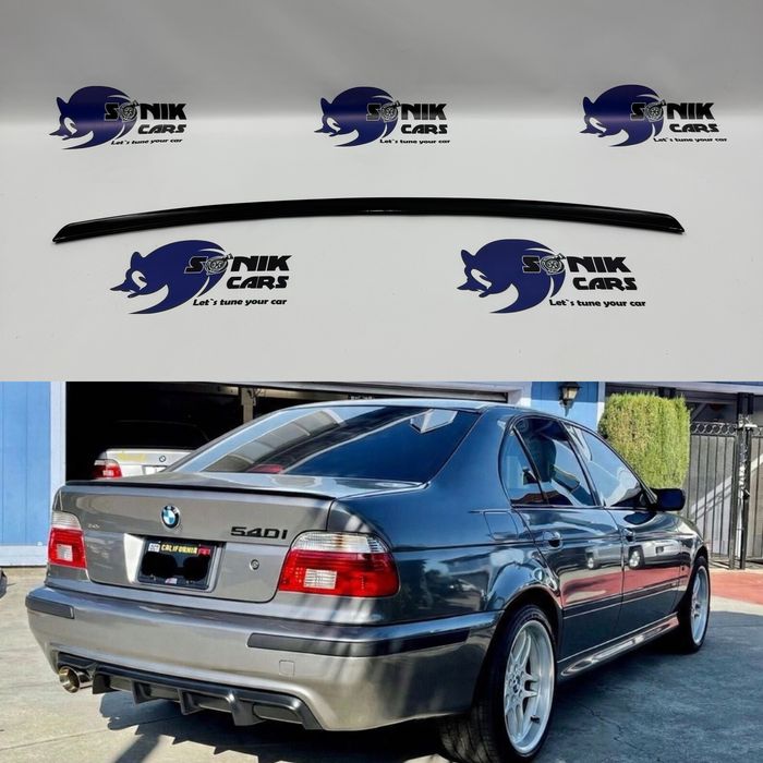Спойлер BMW M5 e39 Лип спойлер чорний глянець Якісний ABS пластик