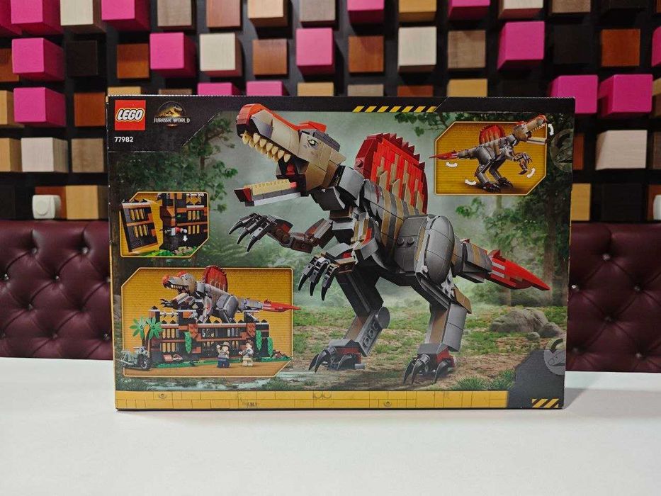 Конструктор LEGO® Jurassic World 77982/77983 Втеча спинозавра