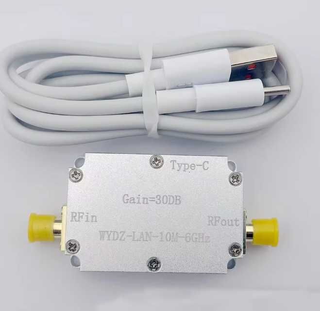 Лінійний підсилювач LAN 10 МГц-6 ГГц 10/20/30/40дБ Low Noise Amplifier
