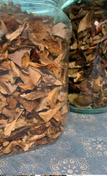 сушені білі гриби