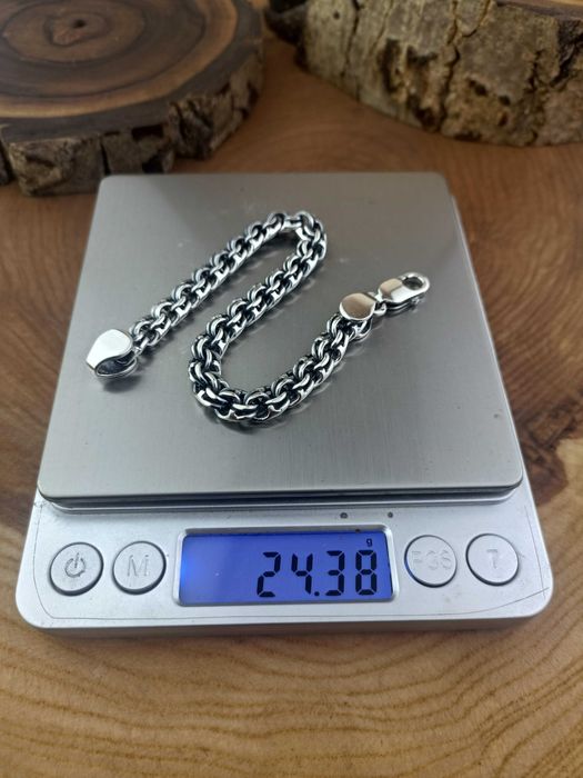 Срібний Браслет Бісмарк. Ланцюжок на руку серебряный браслет Бисмарк