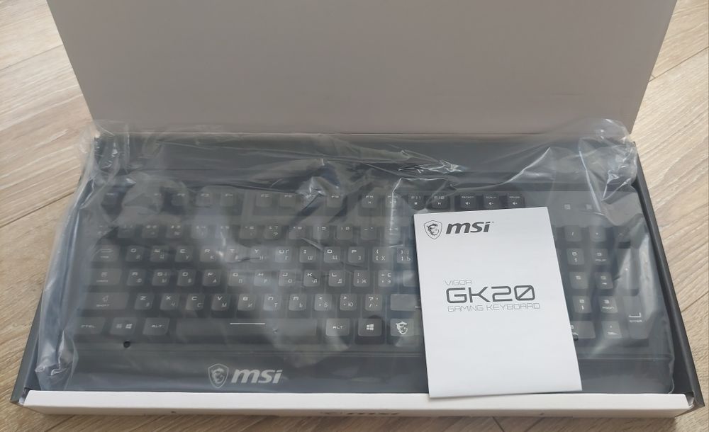 Ігрова дротова клавіатура MSI VIGOR GK20