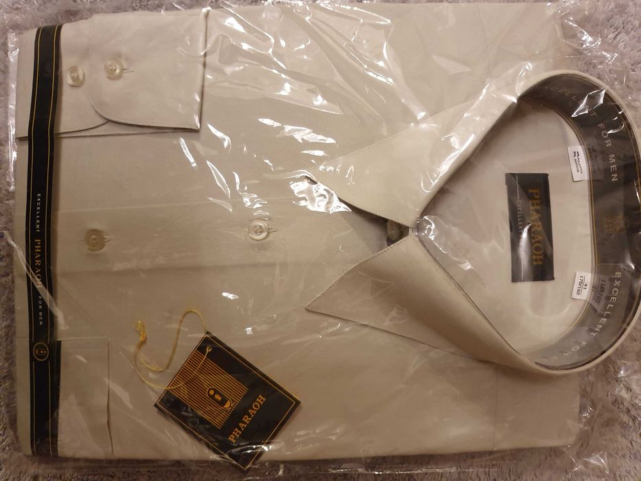 koszula męska PHARAOH rozmiar 41 176/182 pistacjowy