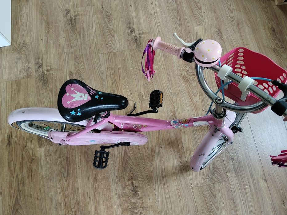 Rower dla dziewczynki btwin kola 16 cali