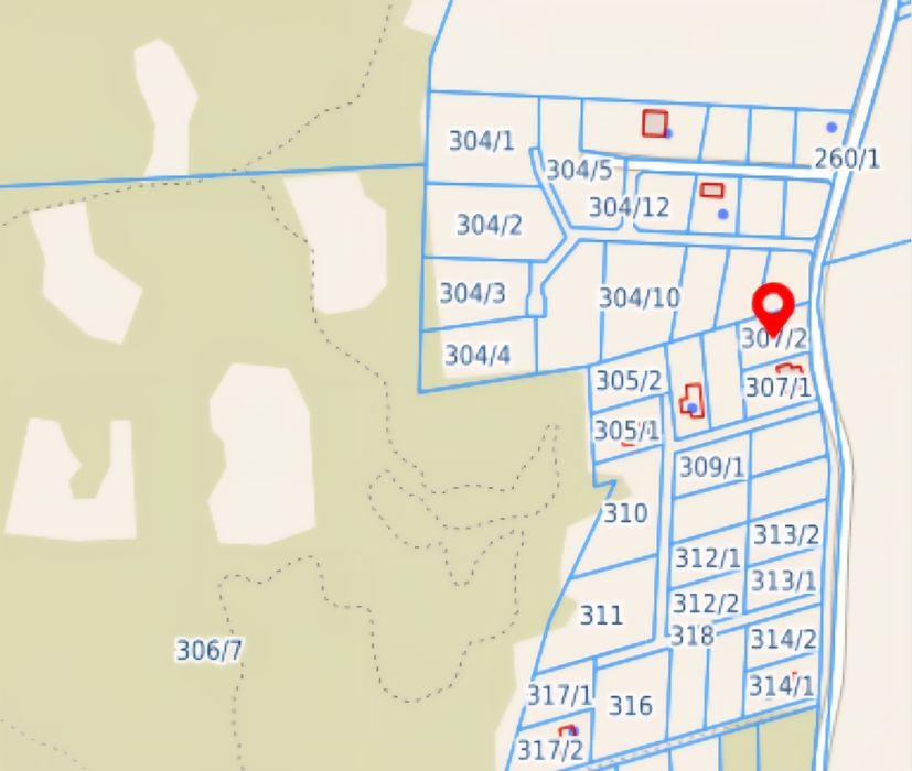 Atrakcyjna działka budowlana przy Lesie Miejskim w Giżycku 1519 m² warunki zabudowy WZ - Widok 5