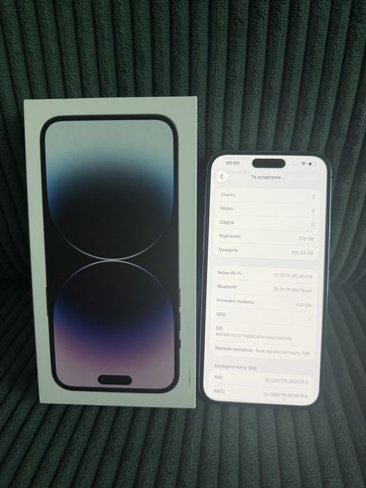 Iphone 14 pro max fiolet