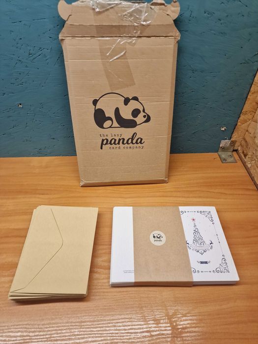 Zestaw Kartek okolicznościowych z kopertami Firmy  The lazy panda
