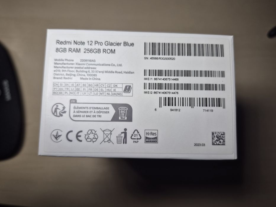 Xiaomi Redmi Note 12 Pro 8/256