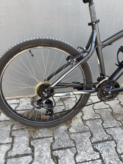 Bicicleta B'TWIN Rockrider 340 (MTB) + Bolsa de Quadro Aptonia