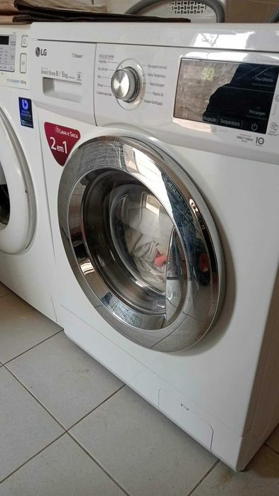 Máquina de lavar e secar LG