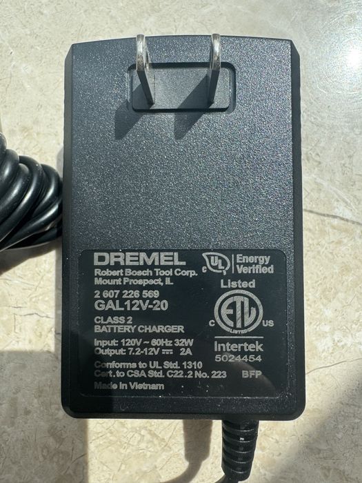 Зарядний пристрій Dremel Bosch GAL 12V-20