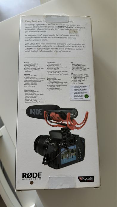 Rode Videomic em excelente condiçōes