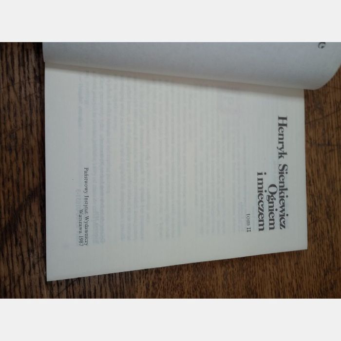 Ogniem i mieczem 1+2 tom. Henryk Sienkiewicz