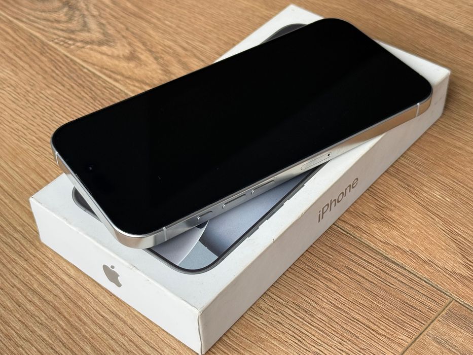 iPhone 16 Pro Max White Titanium 256GB Super Stan! Bateria 90%| Cały Zestaw!