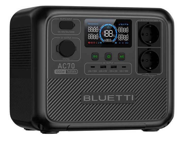 Зарядна станція BLUETTI AC70 (Євророзетки /В наявності Київ)