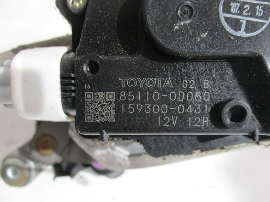 Motor Limpa vidros frente Toyota Yaris 2005 a 2013