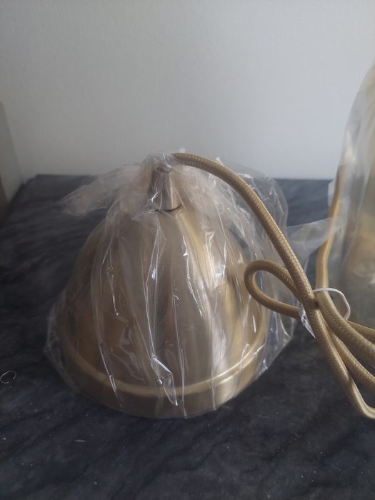 Candeeiro em vidro LISPUND Ø23cm do Ikea - NOVO